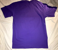 Vtg NAPLES FLORIDA T Shirt NEON FISH 80s-90s Y2K USA MADE Mens L LARGE Purple