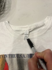 BRUCE SPRINGSTEEN L Born in the USA 1984 Concert TSHIRT ReProduced in 2012 NWOT