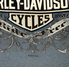 Harley Davidson Fairbanks Alaska Farthest Outpost Grizzly Bear Men’s Size L