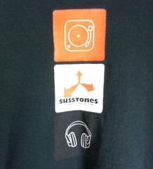 Susstones Records T-Shirt Medium Mpls Ed Ackerson Polara BNLX 27 Various 2002