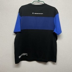 NWOT Puma BMW Motorsport SDS Black/Blue Logo Short Sleeve T-Shirt Men XL