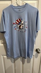 Buc-ees 4th of July Patriotic T-Shirt Land Of The Free SZ L