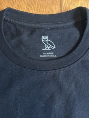 DRAKE OVO Men’s Size XL Black Short-sleeve T Shirt 100% Authentic. IAAB TOUR