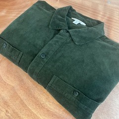 Seasalt Shirt Men’s Medium Woodland Green Ropemaker Waffle Cord RRP £79.99
