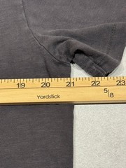 J.Crew Washed Short Sleeve Slub Cotton T-shirt Charcoal Gray Men Size Large L