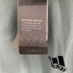 ADIDAS ULTIMATE 2.0 T SHIRT 2XL MENS LIGHT GREEN WORKOUT BREATHABLE BLEND NEW