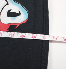 Harley Quinn DC Sitting Graphic Black T-Shirt Adult Size XL Delta Pro Weight GUC
