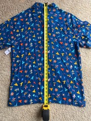 Disney California Adventure 20th Anniversary Camp Shirt Hawaiian Button Up Men’s