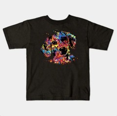 Colorful Dachshund dog Black Short Sleeve Unisex All Size S-234XL