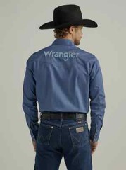 Wrangler® TEAM LOGO BIJOU BLUE – MENS SHIRT
