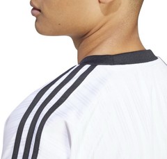 NEW MEN’S ADIDAS ORIGINALS TREFOIL POLY TEE SHIRT SIZE Large White IM9459