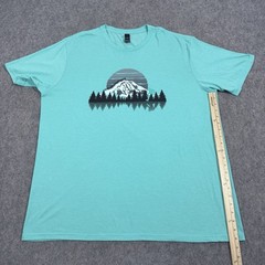 District Perfect Tri Graphic Short Sleeve Pullover T-Shirt Men’s Size 3XL Teal