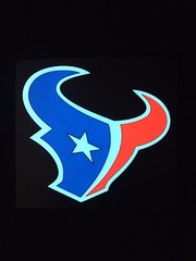Texans NFL Sound-Activated LIGHTS UP LED T-Shirt ALL SIZES Wireless