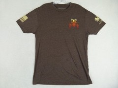 Grunt Style Men’s Large Brown No Rest For The Wicked Cotton Blend T-Shirt