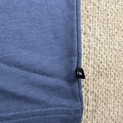 Travis Mathew Shirt Mens Large Blue Long Sleeve Hoodie Stretch Soft Tee
