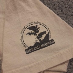 Southern Wetlands Okefenokee Shirt Mens Medium Beige Wildlife Graphic Tee Gildan