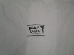 Vintage South Beach Shirt Men Medium White TSF Art Deco Miami Single Stitch 90s