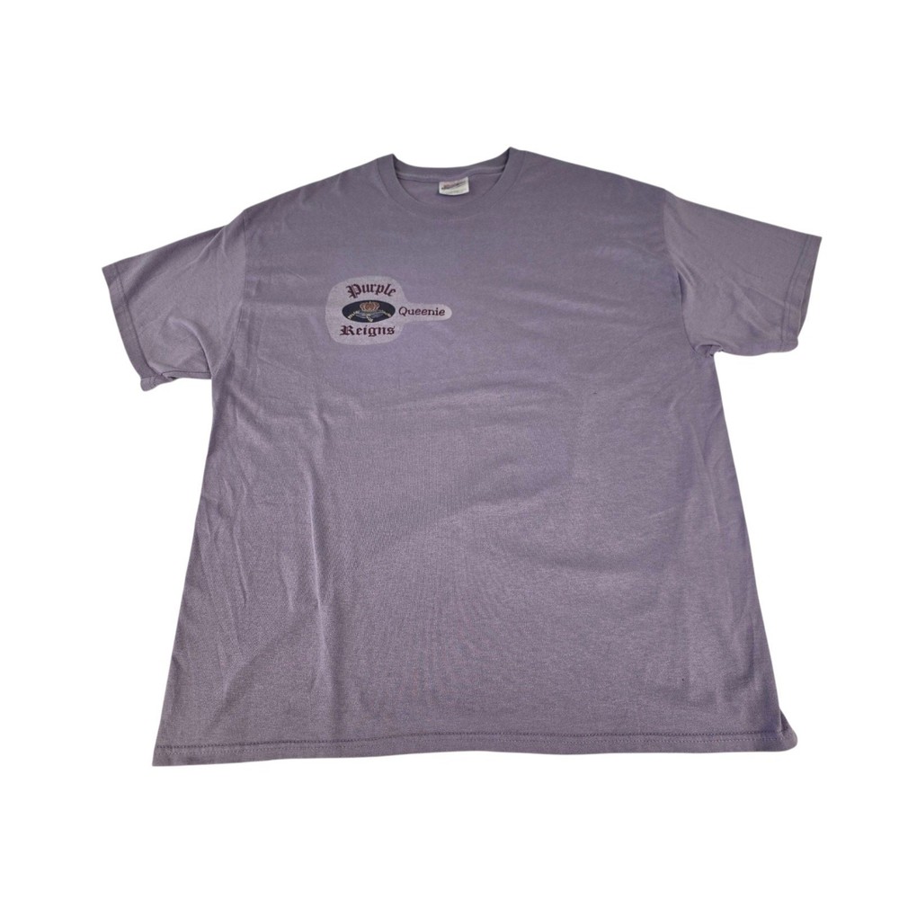 Purple Reigns “QUEENIE” Ann Arbor Pioneer High School T-Shirt size XL Vintage