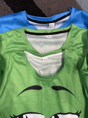 Adult Unisex M&M’s Face Chocolate Halloween Costume T-Shirt FULL FAMILY Of (6)