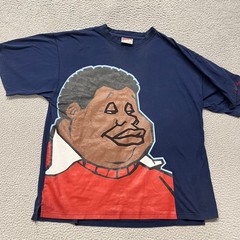 Vintage Platinum Fubu Fat Albert Shirt Mens XXL Blue Hip Hop Streetwear Y2K