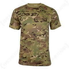 Multitarn Camouflage T-Shirt – 95% Cotton/5% Elastane – Crew Neck