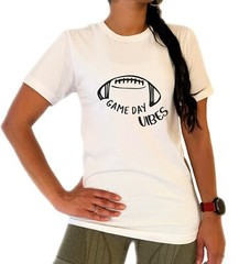 T-Shirt Game Day Football Unisex 100% Cotton
