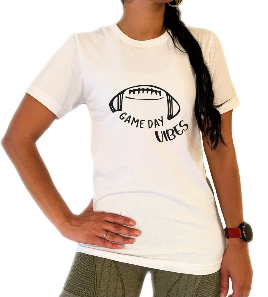 T-Shirt Game Day Football Unisex 100% Cotton