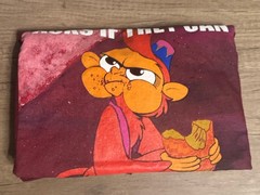 Disney Aladdin Abu Can I Have A Bite? T-Shirt Size 2X Maroon Red