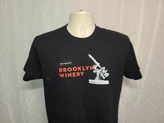 2018 Harvest Brooklyn Winery Adult Medium Black TShirt