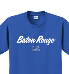 Baton Rouge, Louisiana State T-Shirt Short Sleeve Graphic Tee Unisex apparel