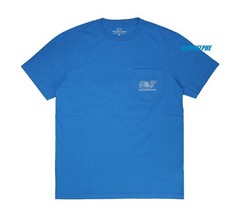 NWT Vineyard Vines Men Short Sleeve Pocket Crew Tee T-Shirt “FISH SCALES WHALE”