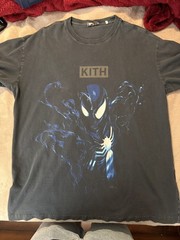 KITH x Spider-Man Black Suit Vintage Tee