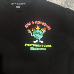 40s & Shorties Everything’s Gone Be Alright Black T-Shirt Mens Large Graphic Tee