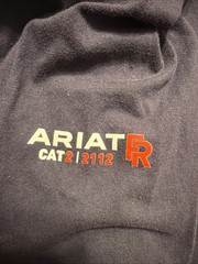 Ariat Mens Henley Shirt Large Tall Navy Blue FR Work Crew 47