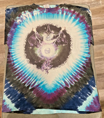 TIE DYE WIZARD – 90s Vintage T-Shirt, XL – legit gorgeous shirt