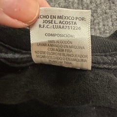 Jose L. Acosta Long Sleeve Shirt Mens Size Small Black Virgin Mary Nuestra Reyna