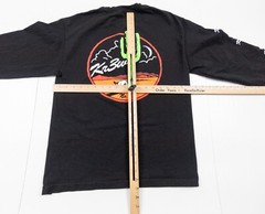 KREW Shirt Adult Medium Black Long Sleeve Skateboarding Streetwear Mens Tee