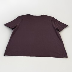 M&S T Shirt 2XL Regular Fit Mens Dark Burgundy New With Defects XXL 47-49in