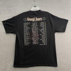VTG George Jones “Lived To Tell It All” Tour Shirt Country Music Men’s L 90’s