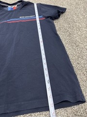 BMW Motorsport Navy L Men’s Crew Neck T-Shirt Short Sleeve Logo Graphic Print
