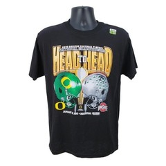 Oregon Ducks vs. Ohio State Buckeyes 2015 College Football Playoff T-Shirt M NEW
