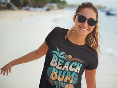 Dye Dirty Beach Bum II Summertime Beachy Vibes T-Shirts