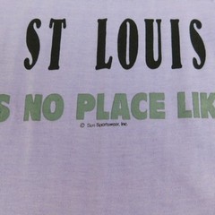 2pc Sun Sportswear Single Stitch Vintage T-Shirts USA St. Louis, Missouri #4236