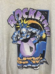 VTG Rockerman NERO Livin On The Edge Rocket Organization Tour T-Shirt XXL