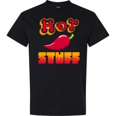 Inktastic Hot Stuff T-Shirt Pop Culture Pepper Cooking Funny Goofy Chef Cayenne