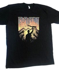 ASH Evil Dead Army of Darkness T-Shirt American Apparel 2XL Boom Stick DOOM logo