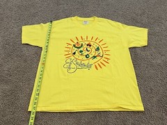 VTG Hanes Shirt Adult XL Yellow El Salvador T-Shirt Single Stitch USA Made Mens