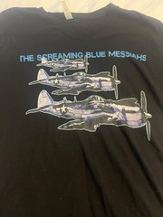 Screaming Blue Messiahs T Shirt with WWII Airplanes On Front Size XL