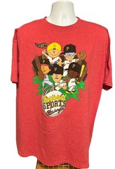 Pittsburgh Pirates Paul Skenes SGA Shirt Men XL Heather Red Backyard Sports