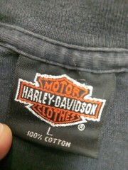 Vintage Harley Davidson 90 Years Reunion T-shirt Holoubek Front Back Print Sz Lg